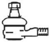 ALFA 10500240400402 Tie Rod End